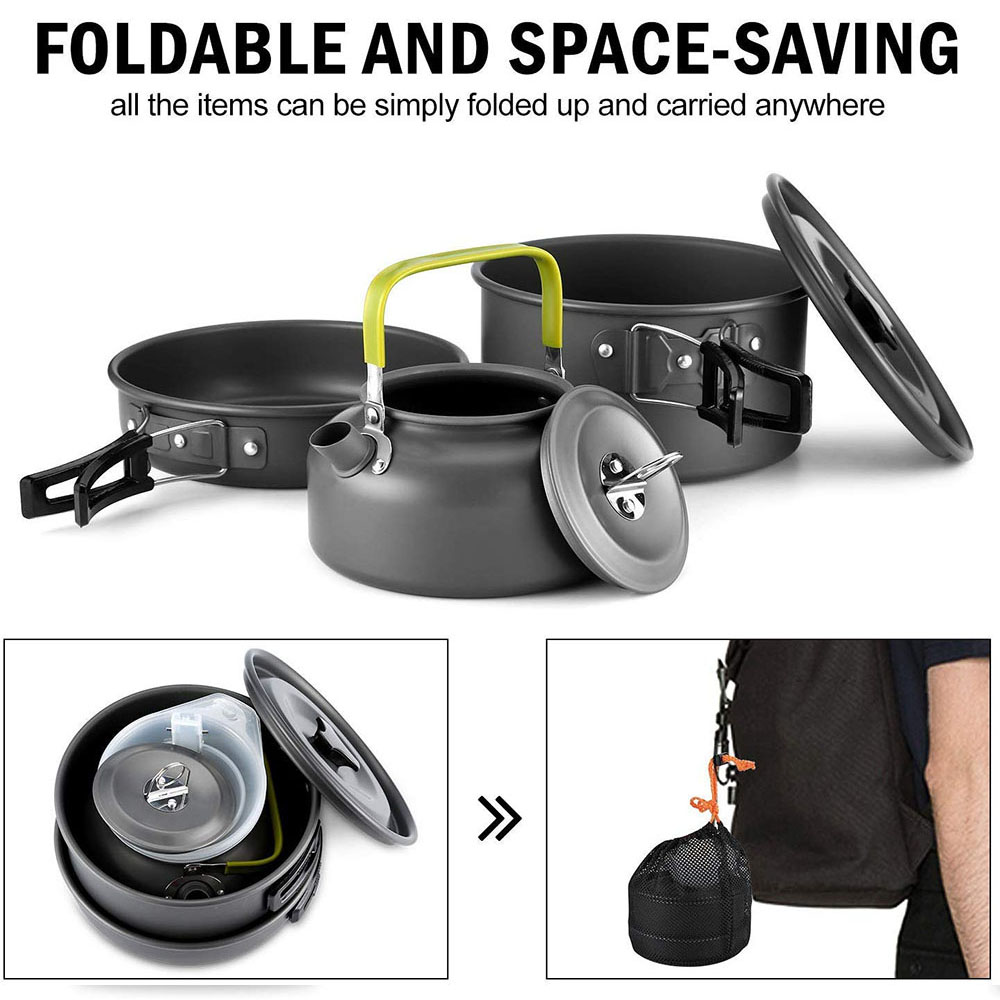 Outdoor Camping Cookware Set M - огляд і ціна Outdoor Camping Essentials