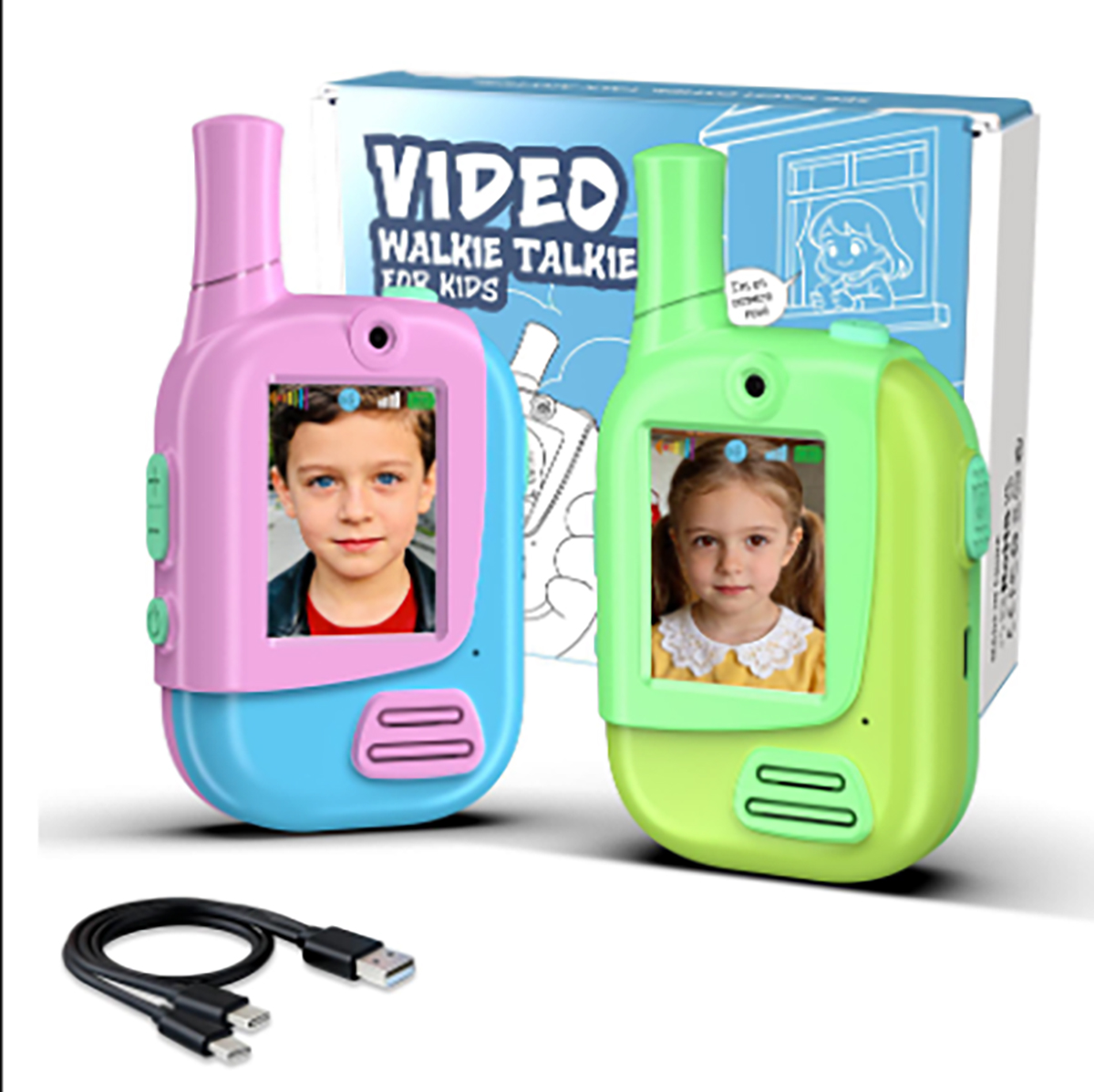2 Pack Rechargeable Kids Video - огляд і ціна Outdoor Camping Videos