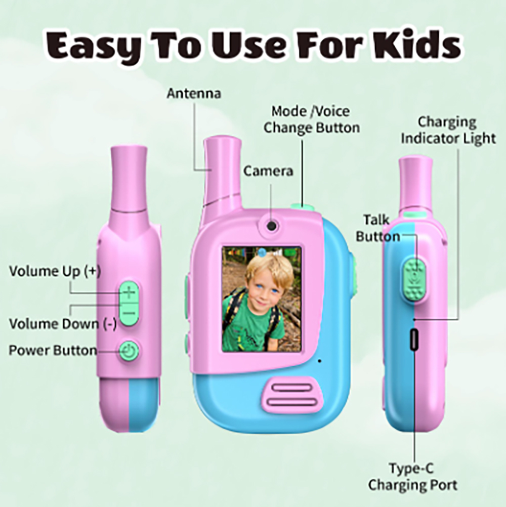 2 Pack Rechargeable Kids Video - огляд і ціна Outdoor Camping Videos