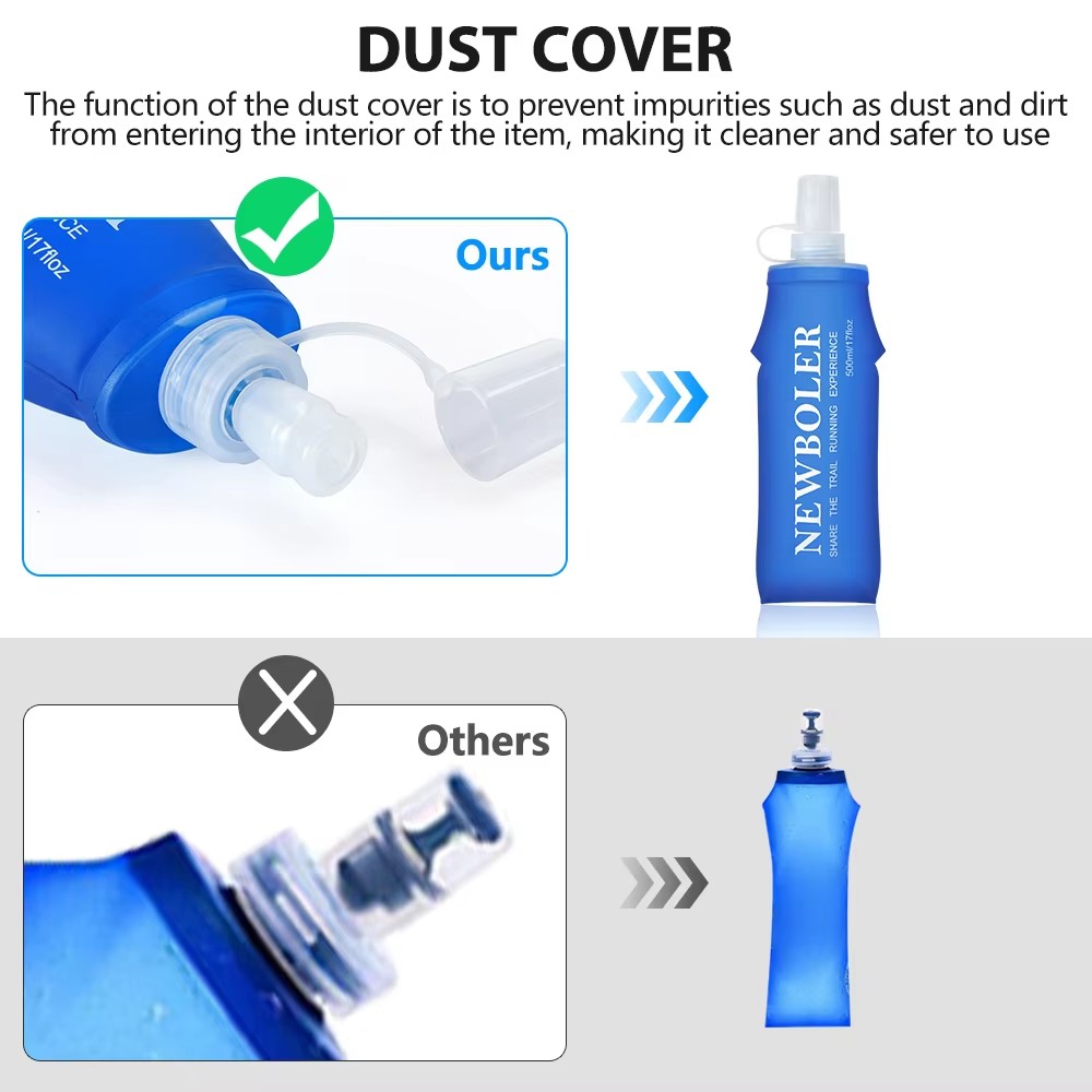NEWBOLER 250ml/500ml Outdoor C - огляд і ціна Collapsible Water Bottle