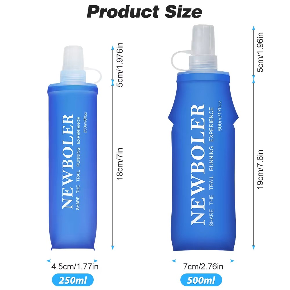 NEWBOLER 250ml/500ml Outdoor C - огляд і ціна Collapsible Water Bottle