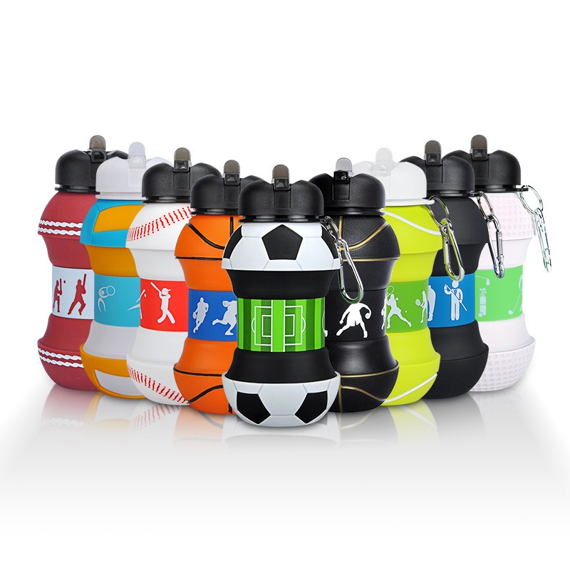 Football Silicone Collapsible  - огляд і ціна Collapsible Water Bottle