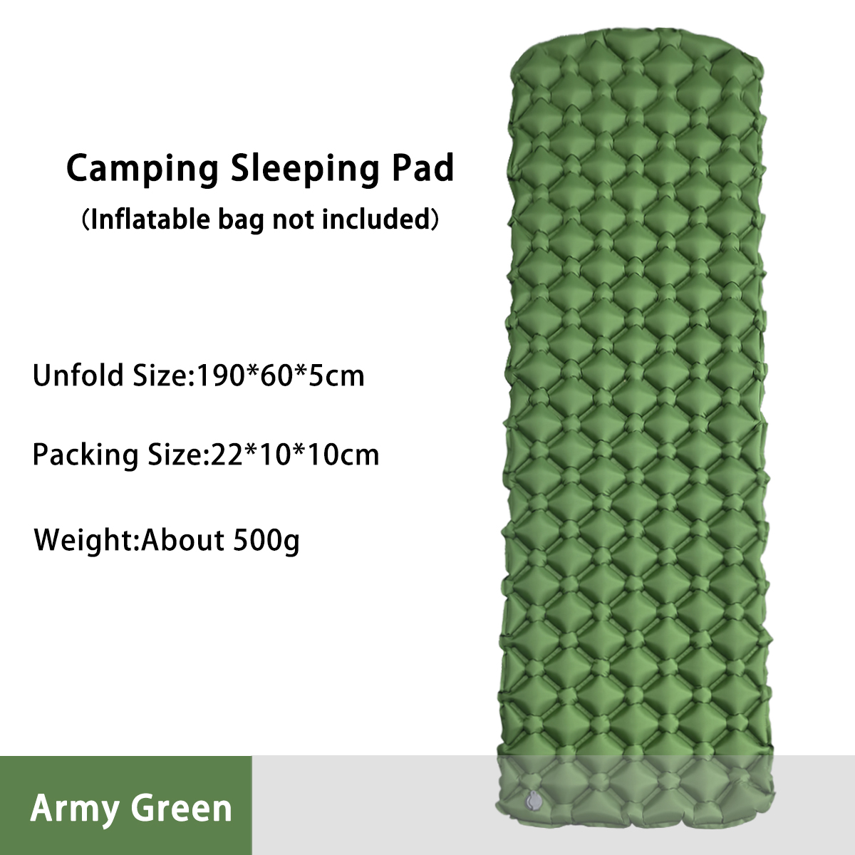 Camping Inflatable Mattress in - огляд і ціна Inflatable Mattress