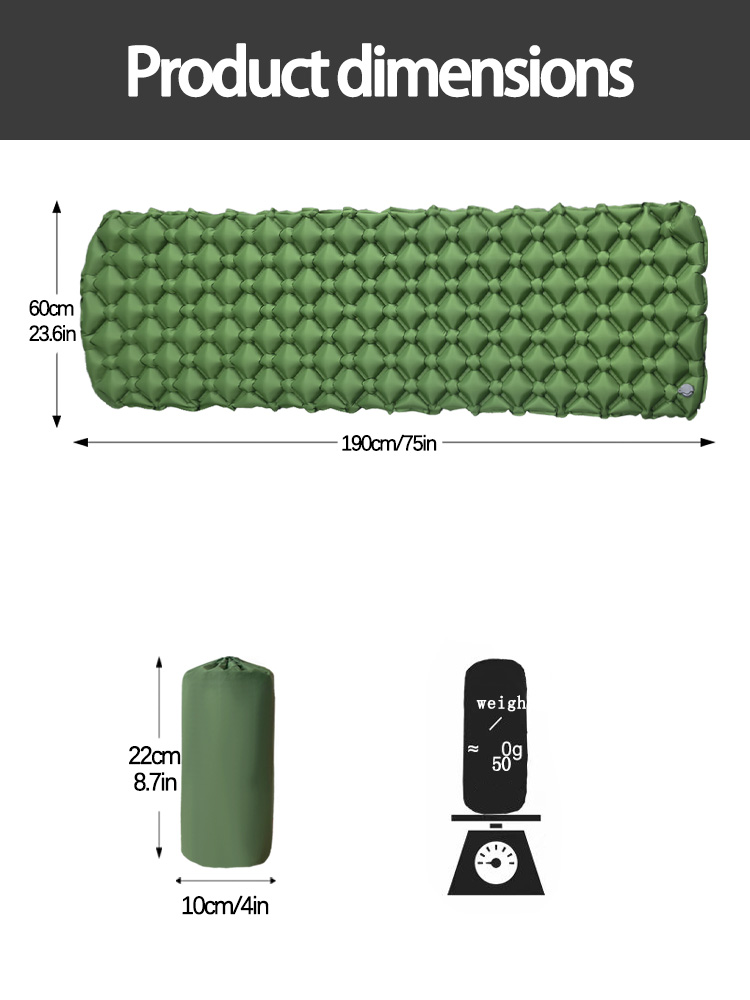 Camping Inflatable Mattress in - огляд і ціна Inflatable Mattress